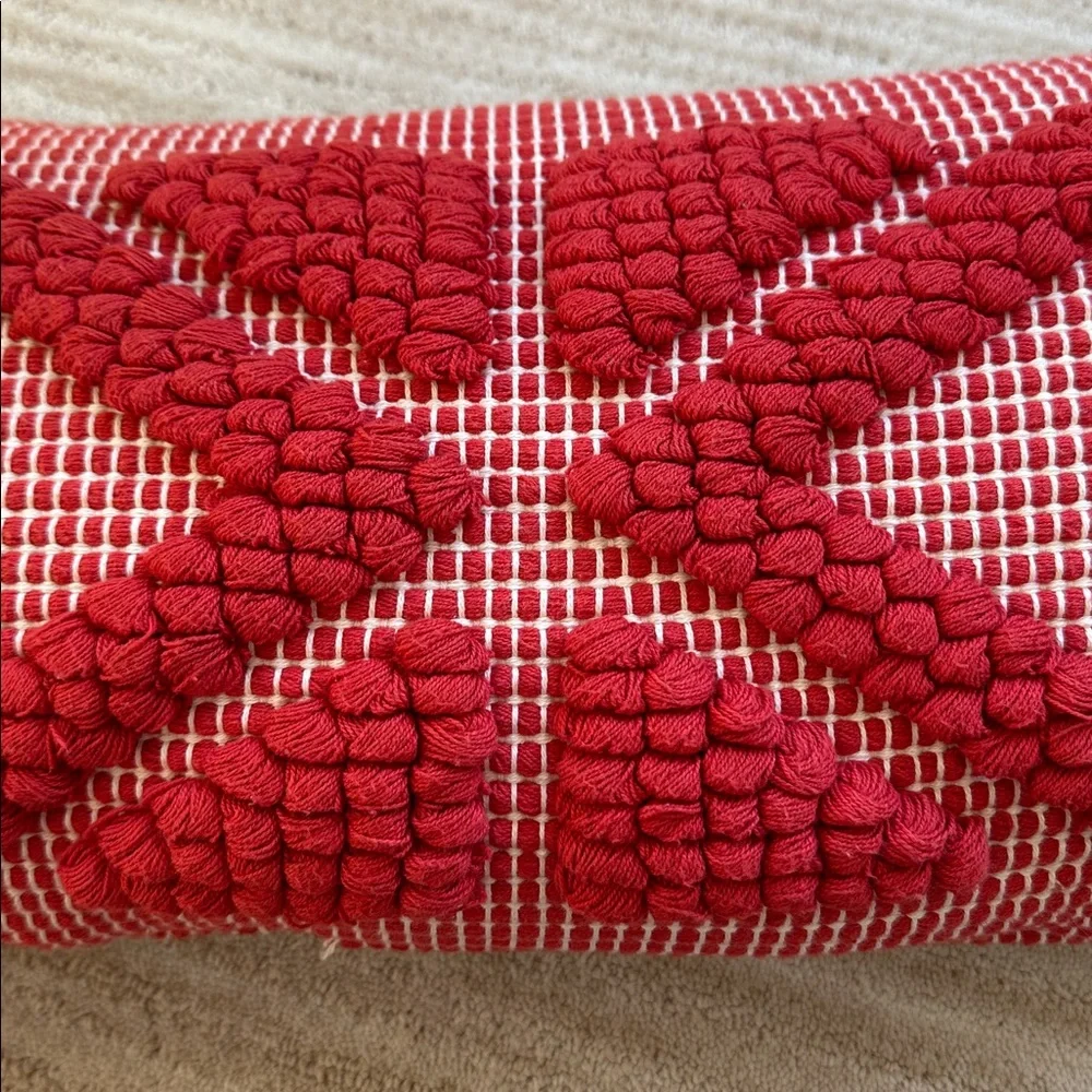 Opalhouse Orange Diamond Skinny Lumbar Throw Pillow
